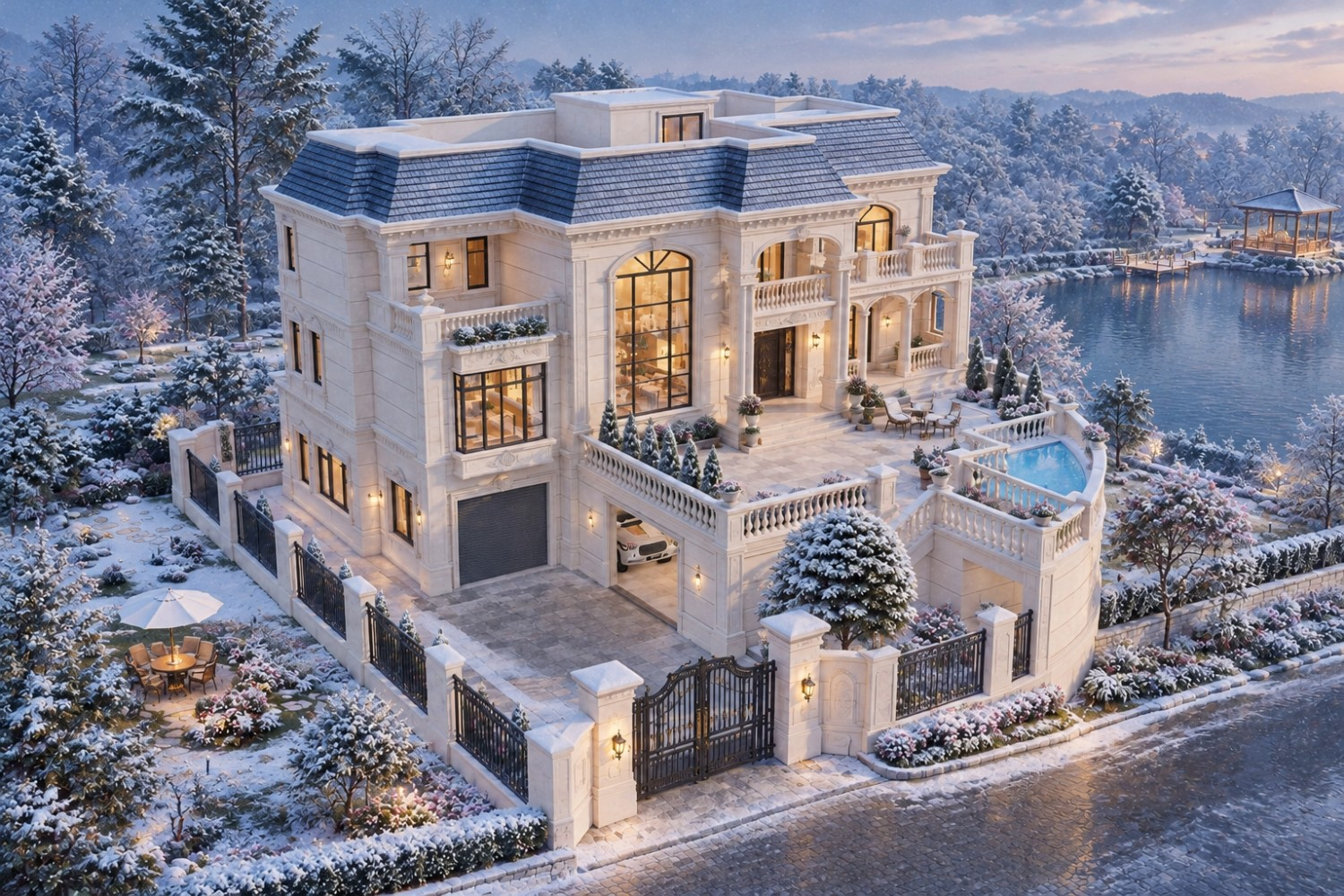 浙江杭州三层欧式别墅