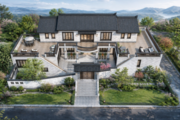 四川南充徐家新中式三合院
