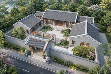 四川绵阳黄家中式三合院