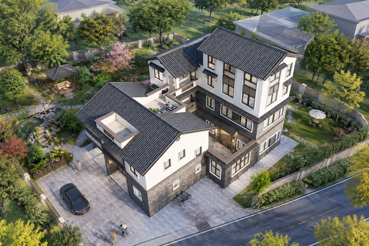 福建厦门宋家新中式别墅图纸