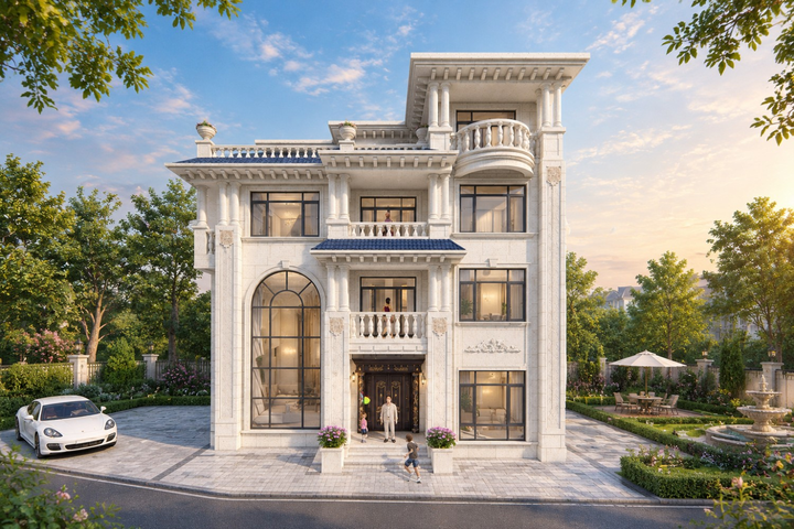 福建泉州黄家欧式别墅