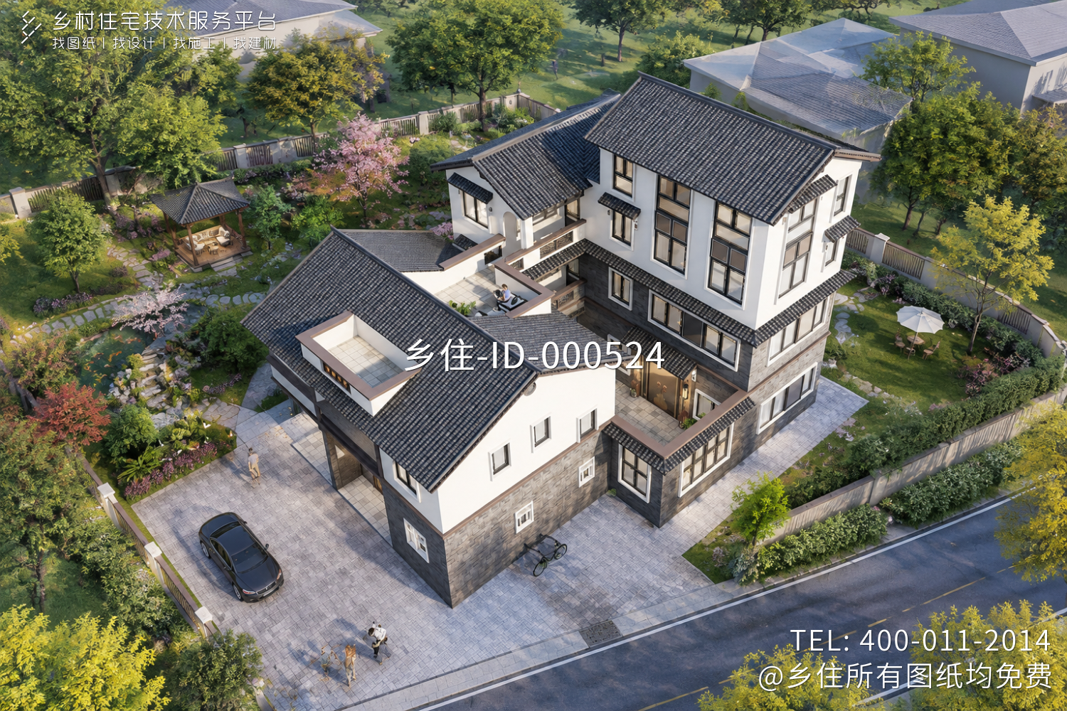 福建厦门宋家新中式别墅图纸