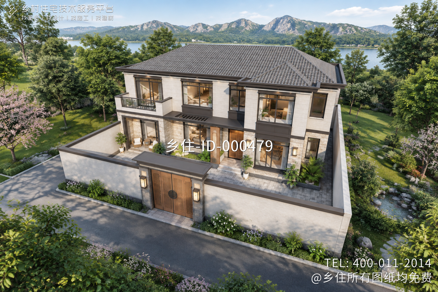 北京房山张家新中式别墅