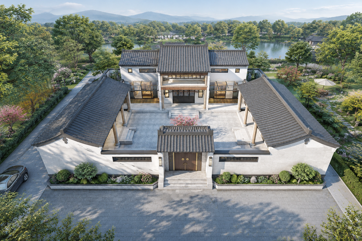湖南湘潭涂家中式三合院