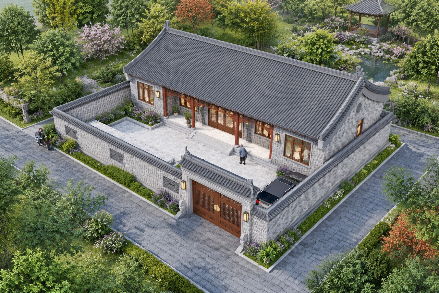 大同市广灵县郭家一层中式宅院