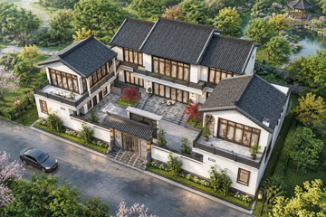 四川南充宋家中式三合院