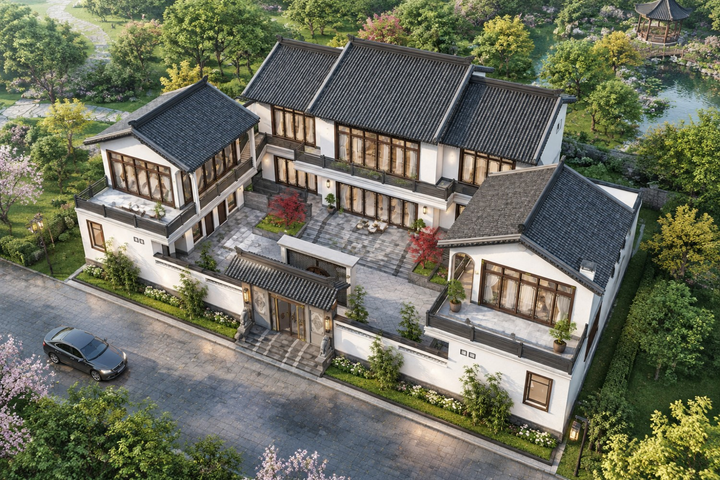 四川南充宋家中式三合院