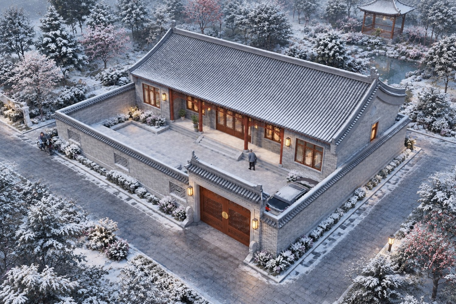 大同市广灵县郭家一层中式宅院