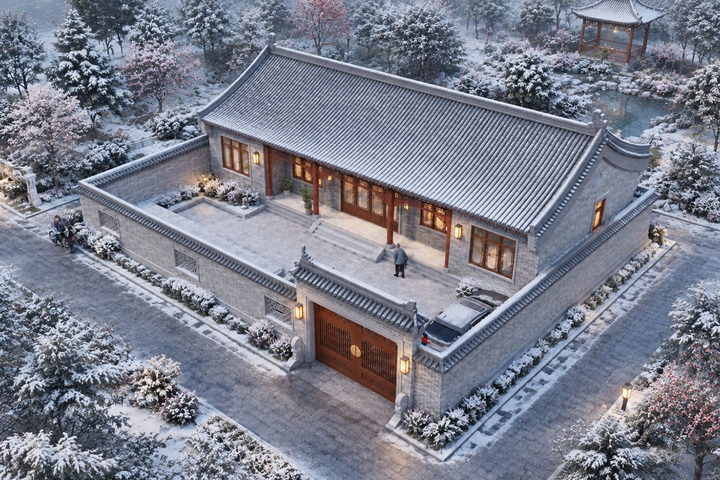 大同市广灵县郭家一层中式宅院
