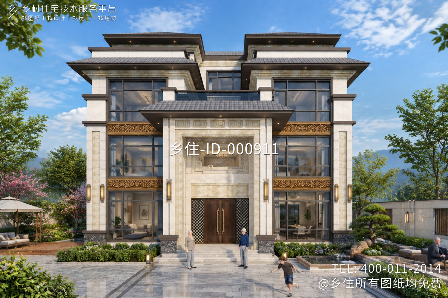 福建漳州陈家新中式别墅
