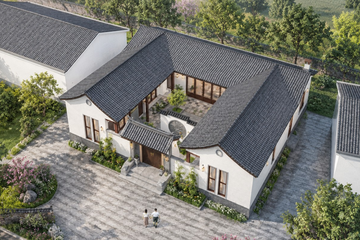 湖南张家界覃家中式三合院