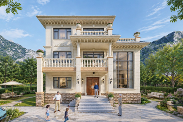 福建泉州刘家欧式别墅