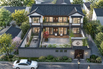 北京怀柔梁家新中式别墅