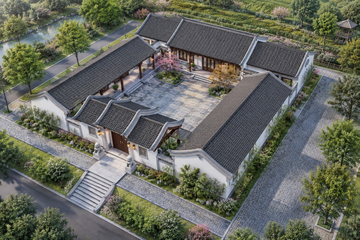 四川成都钟家中式四合院