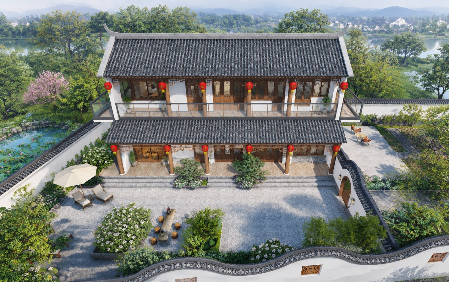 四川绵阳赖家中式别墅