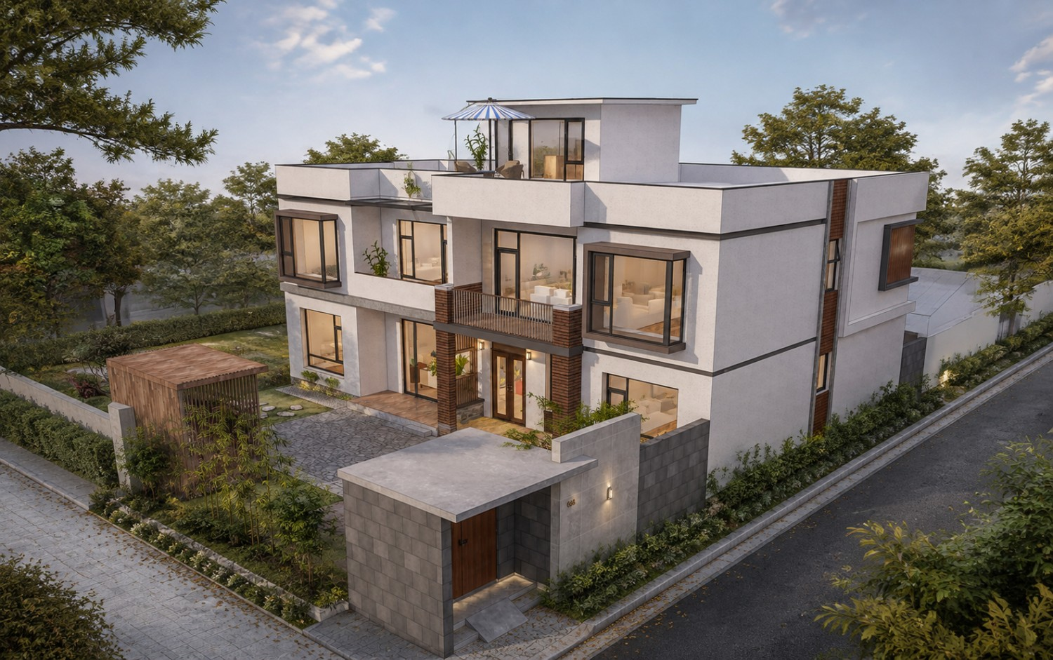 北京房山魏家现代别墅
