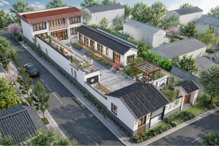 河北廊坊张家新中式三合院