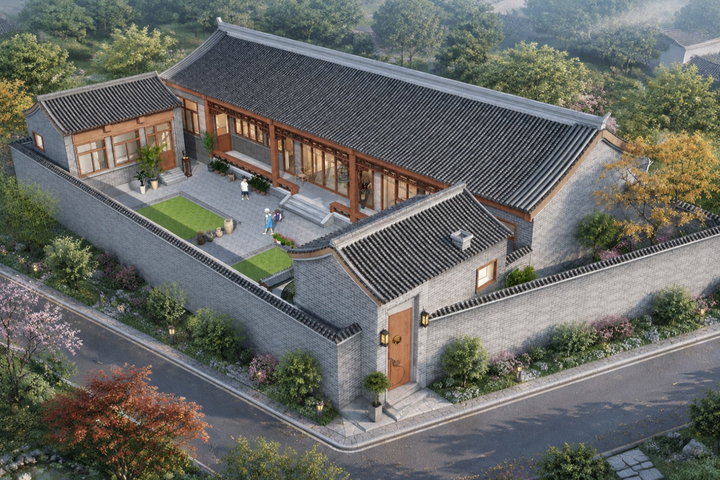 北京平谷赵家三合院