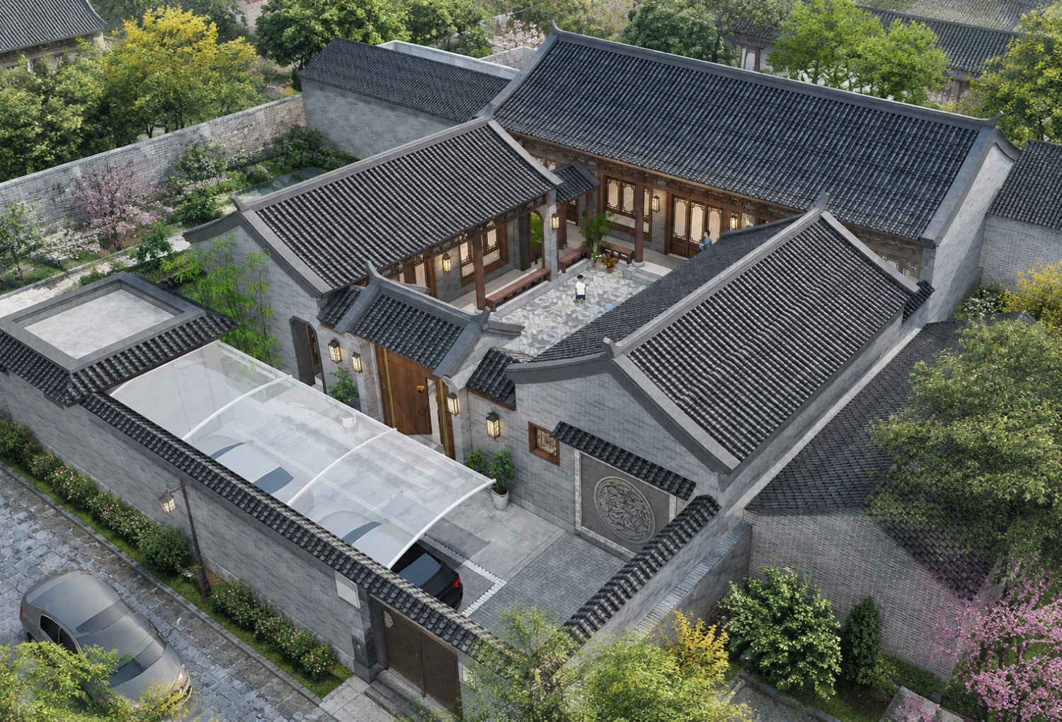 河北廊坊郭家三合院