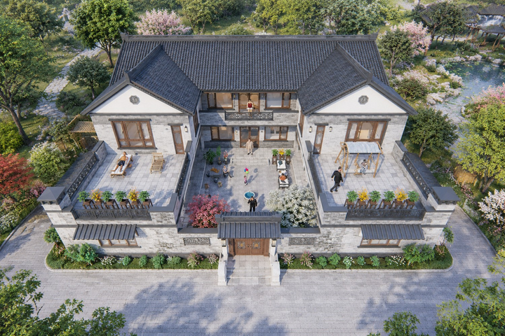 福建福州胡家新中式别墅