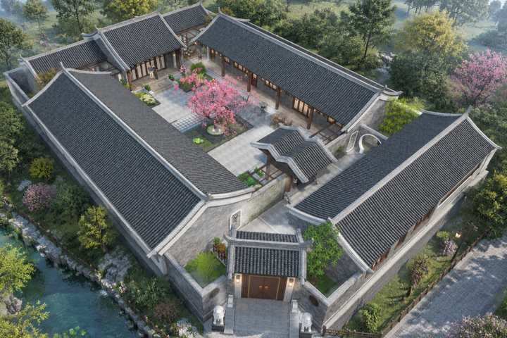四川南充范家四合院