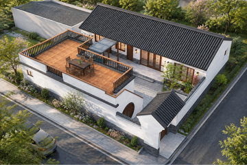 北京顺义李家新中式合院