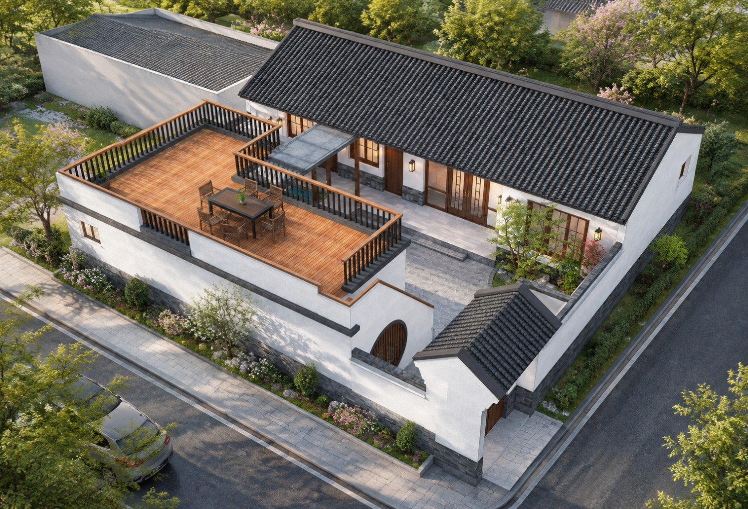 北京顺义李家新中式合院