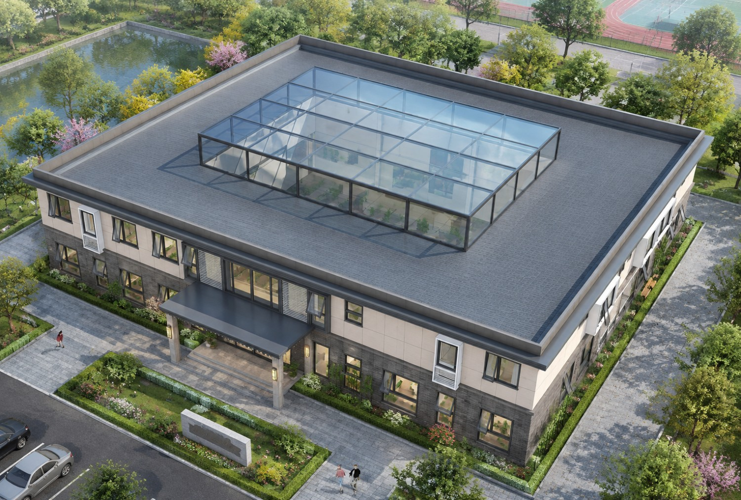 河北衡水二层现代风格田园酒店