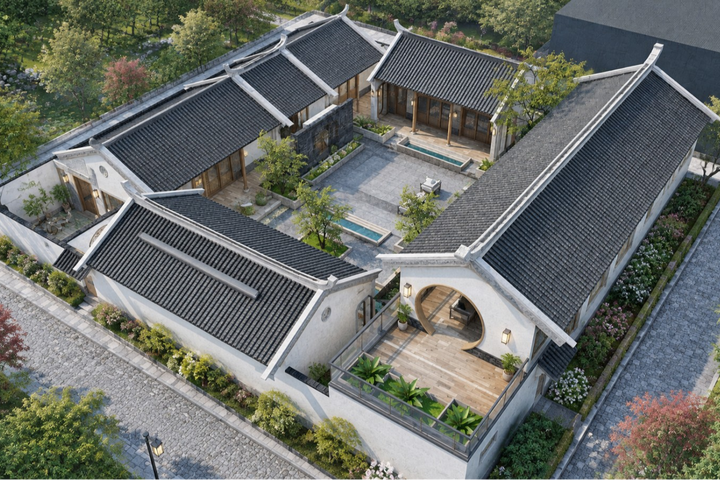 湖南常德庞家四合院