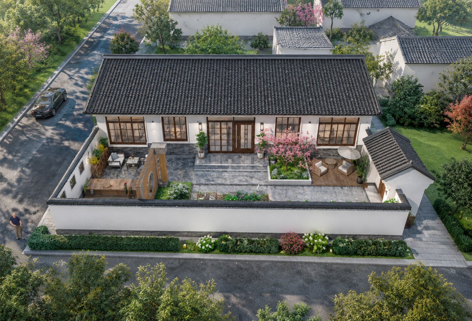 北京顺义吕家新中式宅院