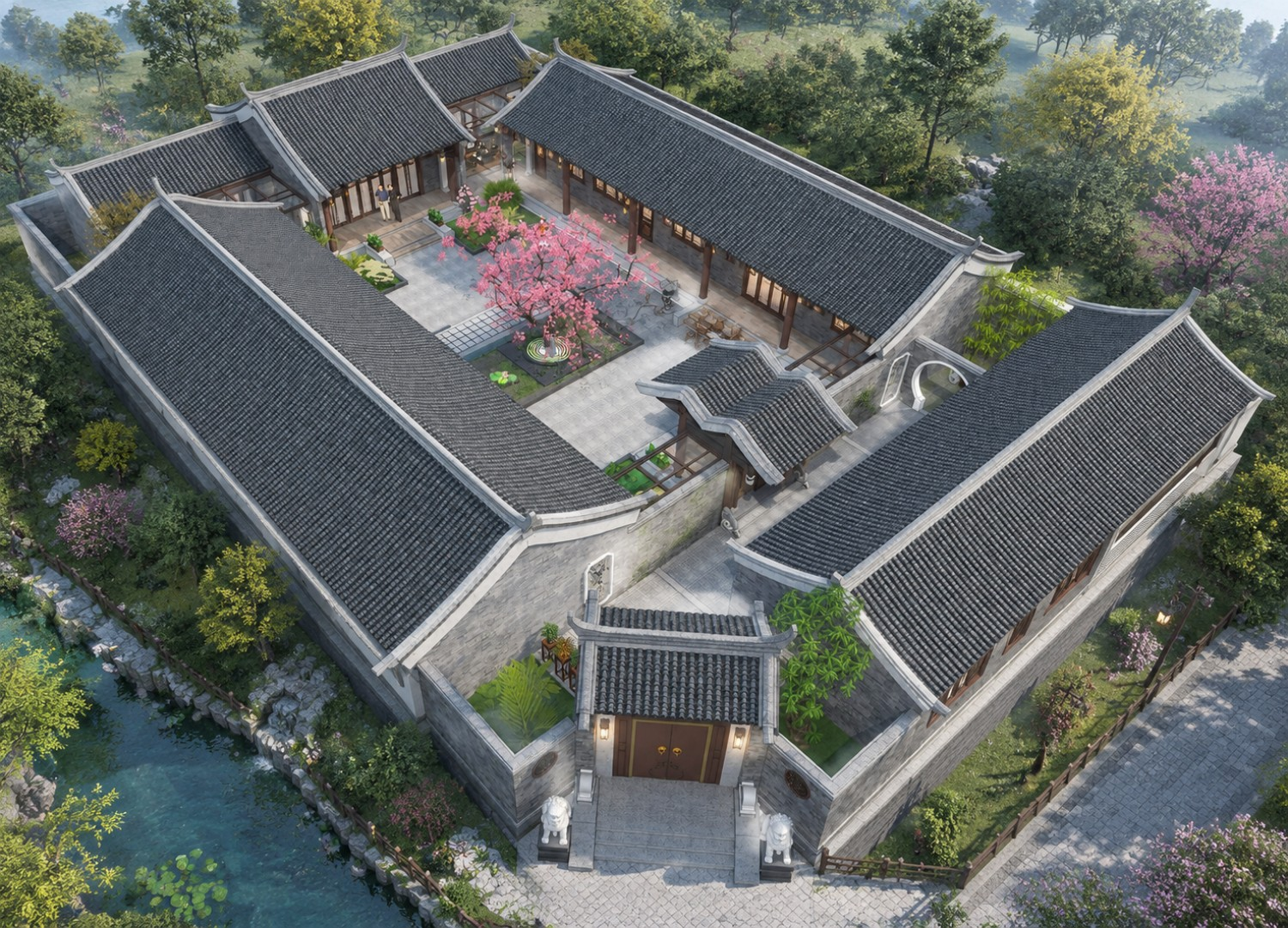四川南充范家四合院