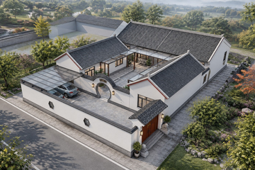北京顺义李家中式三合院
