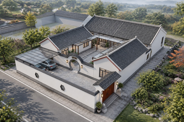 北京顺义李家中式三合院