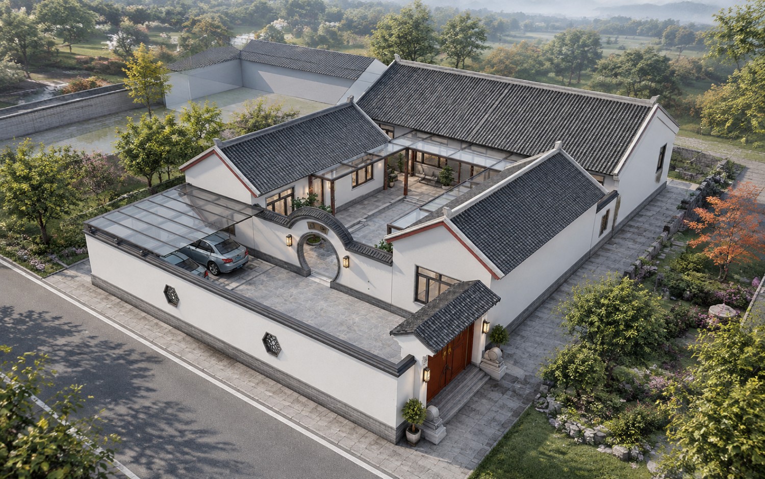 北京顺义李家中式三合院