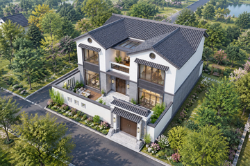 山西运城杨家新中式宅院
