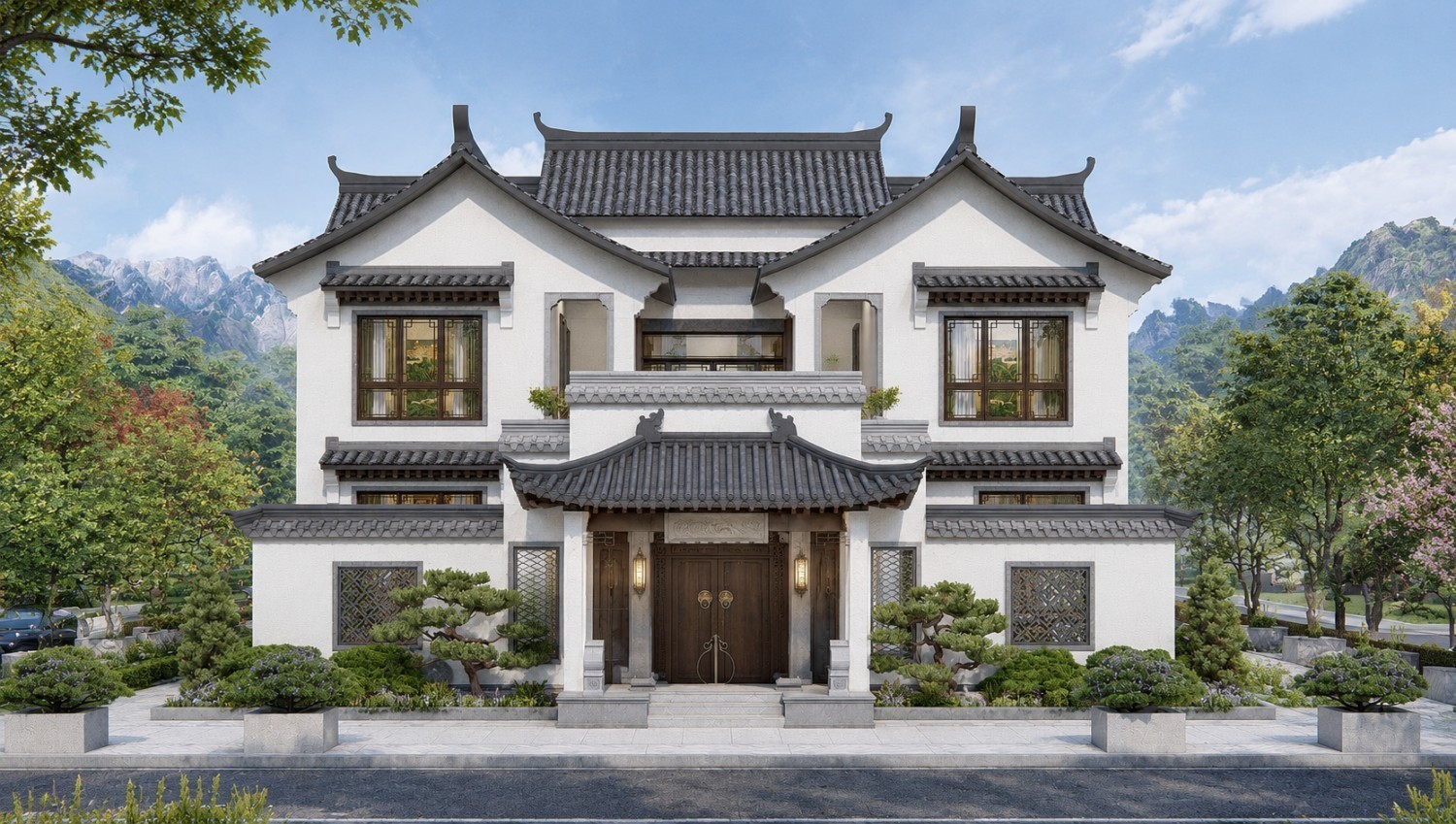 江西抚州洪家二层中式宅院