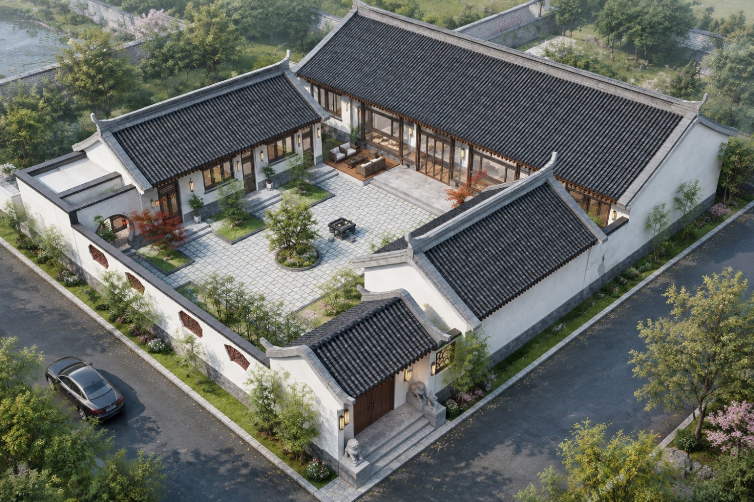 河北廊坊石家三合院