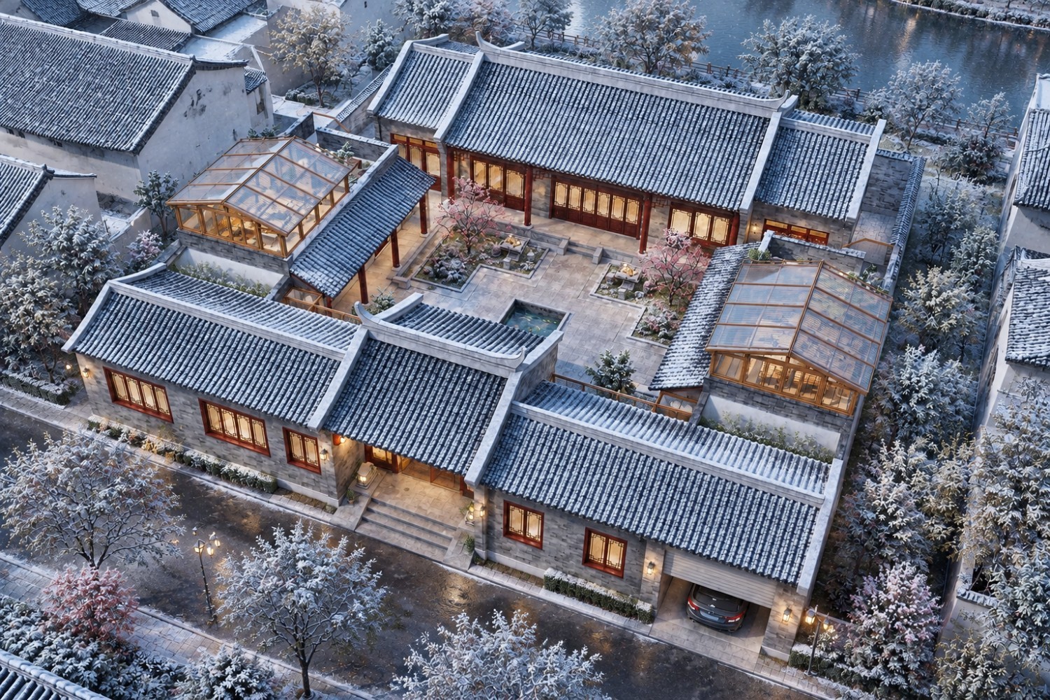 四川绵阳黄家中式三合院