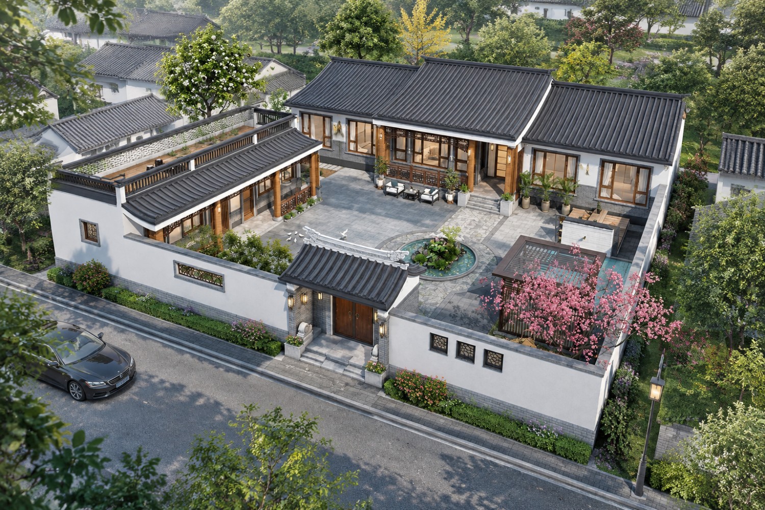 天津蓟县陈家中式宅院