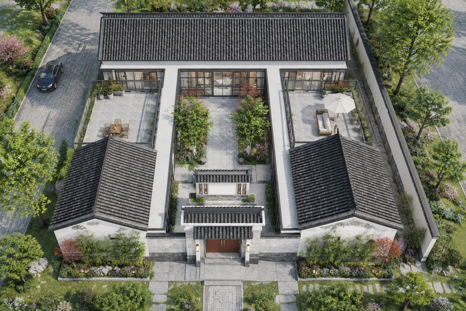 北京通州王家新中式三合院