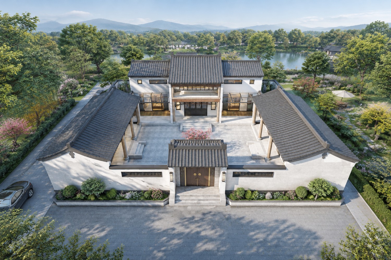 湖南湘潭涂家中式三合院