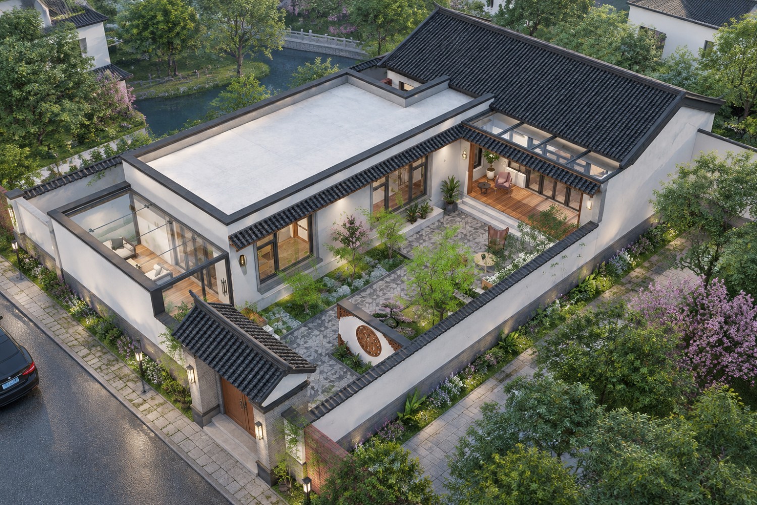 北京通州姜家新中式别墅