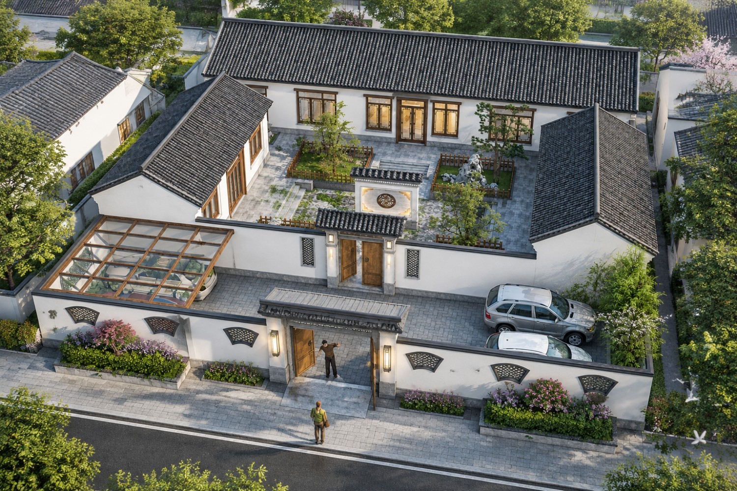 河北廊坊王家三合院